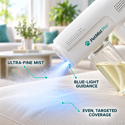 PetMist Pro™ — Blue-Light Pet Odor Eliminator