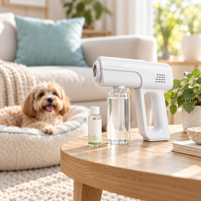 PetMist Pro™ — Blue-Light Pet Odor Eliminator